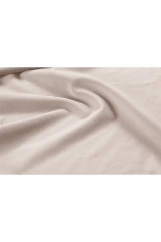 Canapé d'angle gauche Clau - Beige - 4 places - Toucher velours