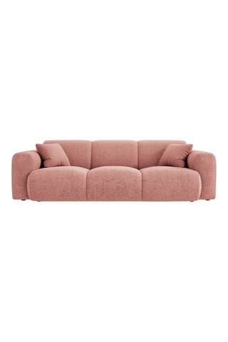 Canapé Theo - Rose - 3 places - Polyester