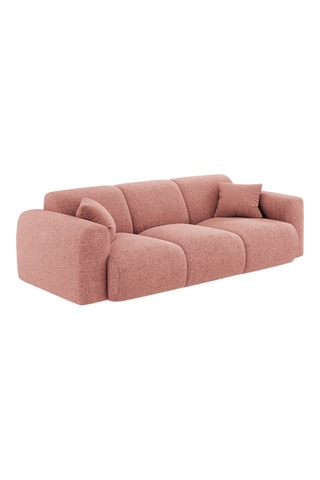 Canapé Theo - Rose - 3 places - Polyester