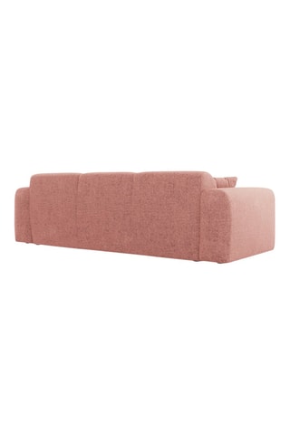 Canapé Theo - Rose - 3 places - Polyester