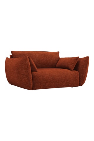 Fauteuil Clau - Terracotta - Toucher chenille