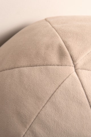 Coussins en velours Aby - Beige - 30 cm