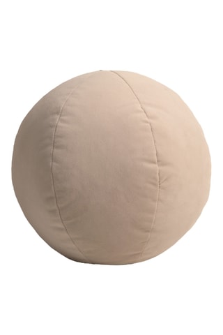 Coussins en velours Aby - Beige - 30 cm