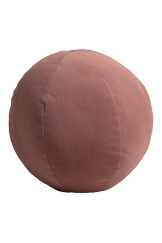 Coussins en velours Aby - Vieux rose - 30 cm