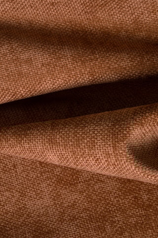 Pouf Jane - Rouge brique - En tissu chenille
