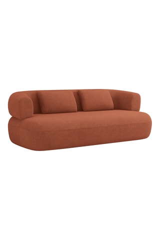 Canapé Estro - Rouge brique - 2 places - En polyester recyclé