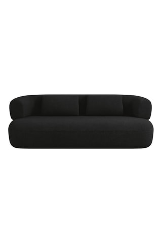 Canapé Estro - Noir - 2 places - En polyester recyclé