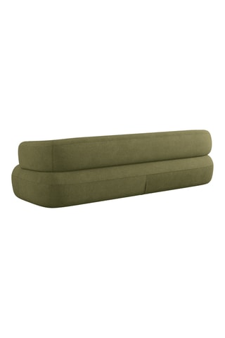 Canapé Estro - Vert foncé - 3 places - En polyester recyclé
