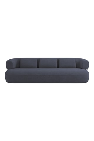 Canapé Estro - Bleu marine - 3 places - En polyester recyclé