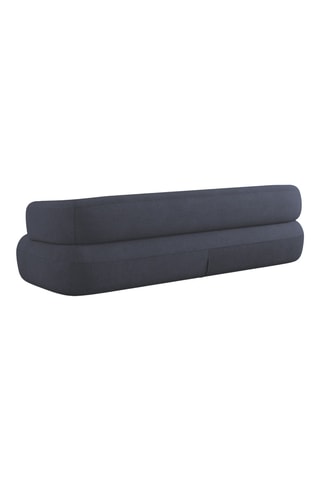 Canapé Estro - Bleu marine - 3 places - En polyester recyclé