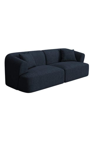 Canapé modulaire Talia - Bleu roi - 3 places - En tissu chenille