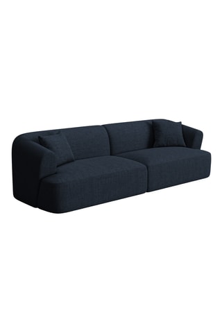 Canapé modulaire Talia - Bleu roi - 4 places - En tissu chenille