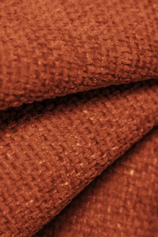 Canapé d’angle droit Theo - Rouge brique - 4 places - En polyester