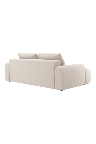 Canapé convertible Kimi - Beige - 4 places - En polyester