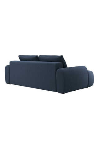 Canapé convertible Kimi - Bleu marine - 4 places - En polyester