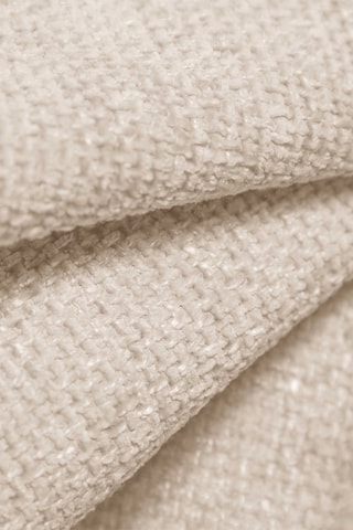 Canapé d’angle symétrique Theo - Beige - 5 places - En tissu chenille