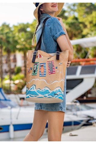 Cabas Cats on the Beach  - Multicolore
