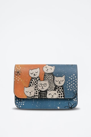 Sac bandoulière Family Portrait - Multicolore