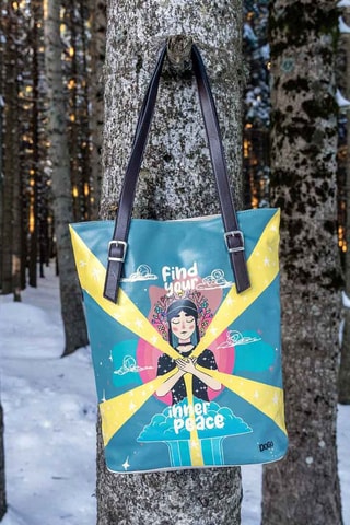Sac cabas Find Your Inner Peace  - Multicolore
