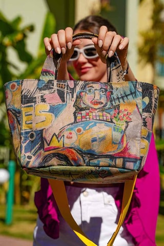 Sac à main Live and Save  - Multicolore