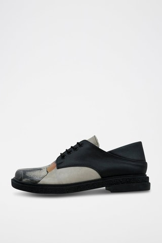 Derbys en cuir vegan Sunset Animals  - Multicolore