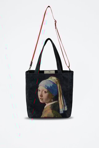 Tote bag Girl with a Pearl Earring - Multicolore