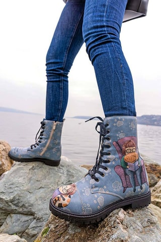 Bottines I Have Cattitude Party - Multicolore