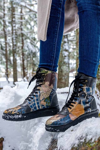 Bottines Les Peintres  - Multicolore