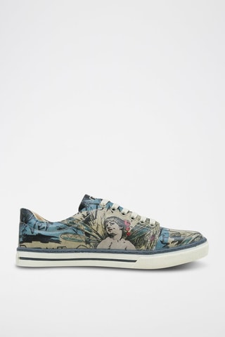 Baskets en cuir vegan Le Parisien  - Multicolore