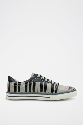 Baskets en cuir vegan Dance with Me  - Multicolore