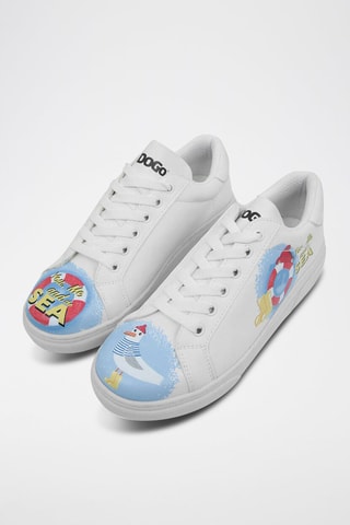 Baskets en cuir vegan You, Me and the Sea  - Multicolore