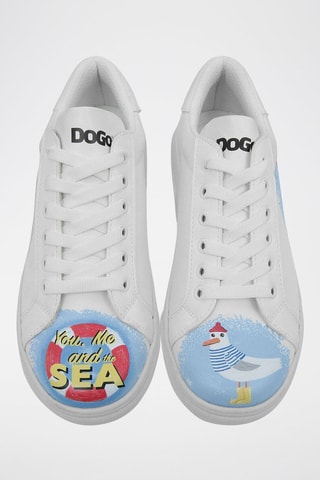 Baskets en cuir vegan You, Me and the Sea  - Multicolore