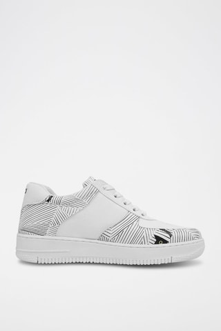 Baskets en cuir vegan Black Cats Only  - Multicolore