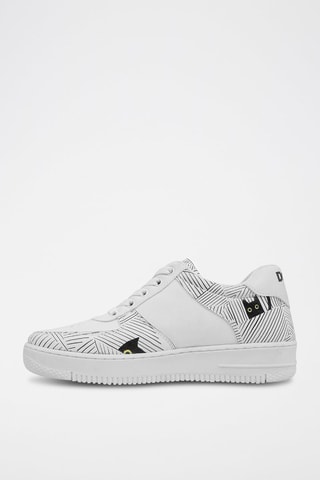 Baskets en cuir vegan Black Cats Only  - Multicolore