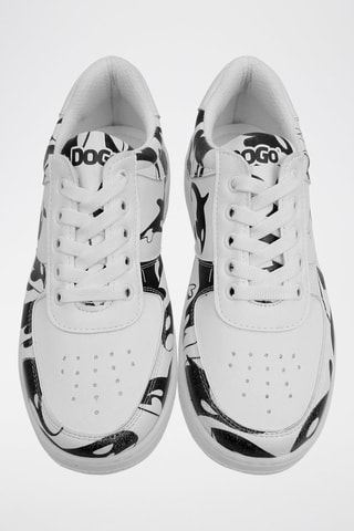 Baskets en cuir vegan Flowing Orca  - Multicolore