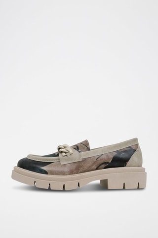 Mocassins en cuir vegan Petals - Multicolore