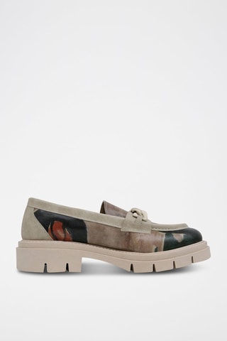 Mocassins en cuir vegan Petals - Multicolore
