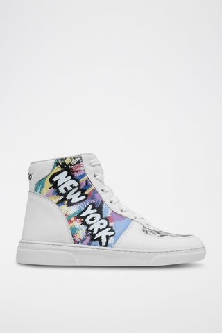 Baskets montantes New York State of Mind  - Multicolore