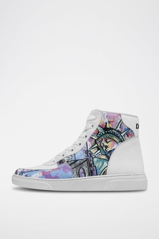 Baskets montantes New York State of Mind  - Multicolore
