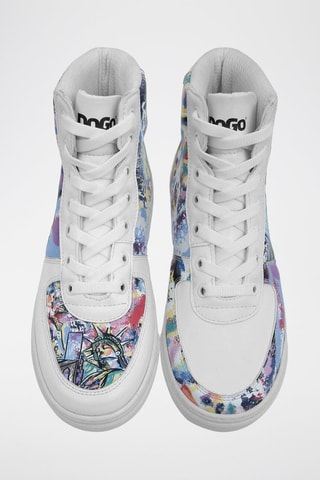 Baskets montantes New York State of Mind  - Multicolore