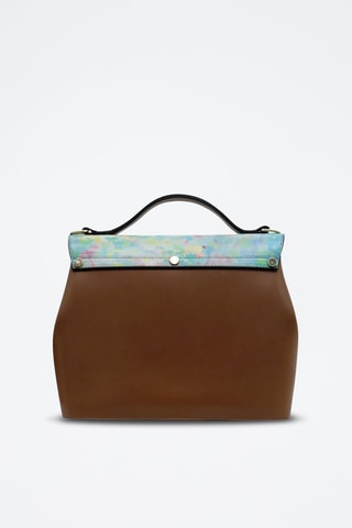 Sac bandoulière en cuir vegan  - Multicolore