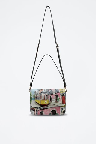 Sac à main en cuir vegan Lisboa - Multicolore