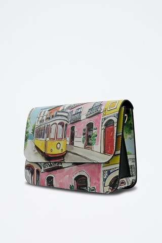 Sac à main en cuir vegan Lisboa - Multicolore