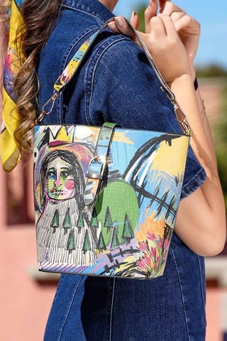 Sac à main Live and Save  - Multicolore