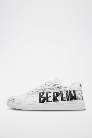 Baskets en cuir vegan Berlin - Multicolore