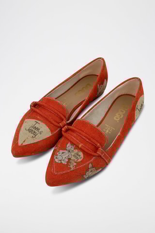 Ballerines en cuir vegan Tom & Jerry  - Multicolore