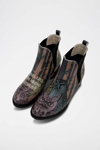 Bottines Chelsea à talons Ever Feel Like You're Being Watched  - Multicolore