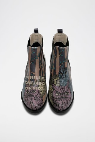 Bottines Chelsea à talons Ever Feel Like You're Being Watched  - Multicolore