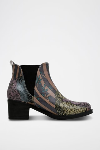 Bottines Chelsea à talons Ever Feel Like You're Being Watched  - Multicolore