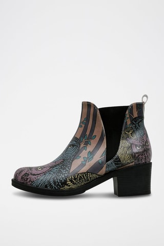 Bottines Chelsea à talons Ever Feel Like You're Being Watched  - Multicolore